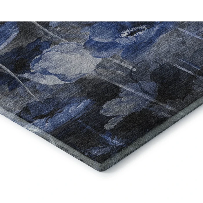 Addison Mayfield Blue AMF613 - 8ft. Round Rug