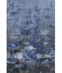 Addison Mayfield Blue AMF613 - 8ft. Round Rug