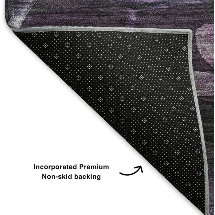 Addison Mayfield Purple AMF613 - 8ft. Round Rug