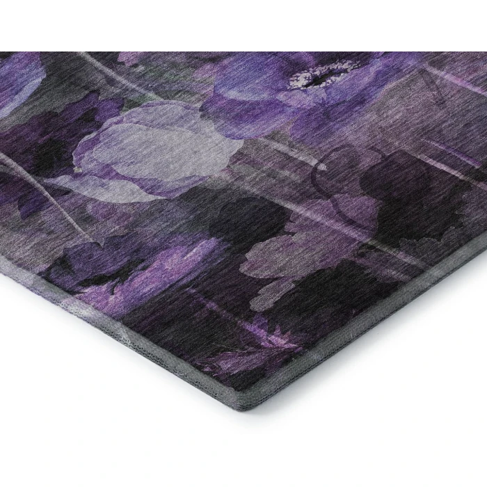 Addison Mayfield Purple AMF613 - 8ft. Round Rug