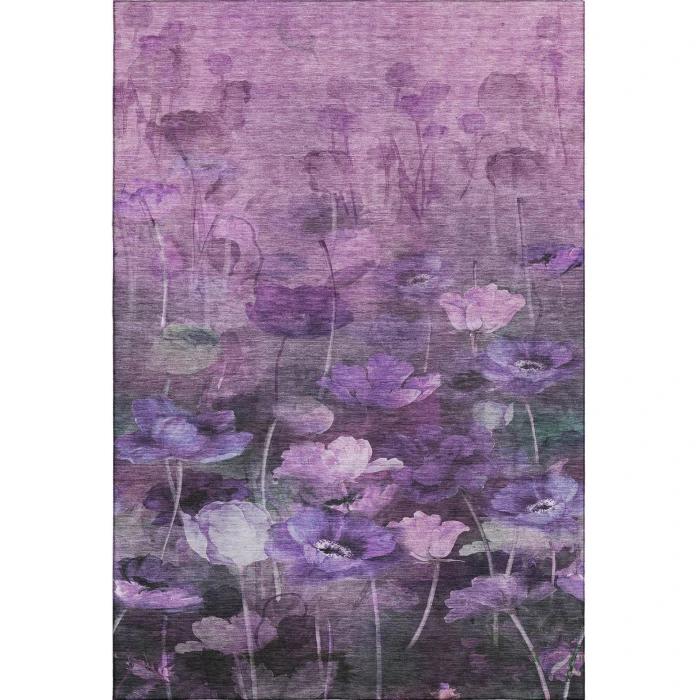 Addison Mayfield Purple AMF613 - 8ft. Round Rug