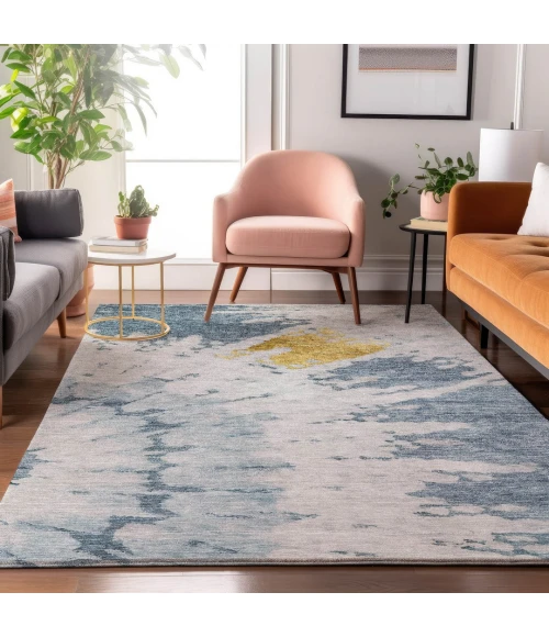 Addison Mayfield Blue AMF614 9ft. x 12ft. Rect. Rug