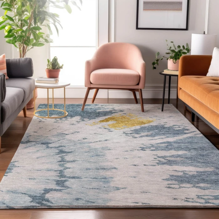 Addison Mayfield Blue AMF614 9ft. x 12ft. Rect. Rug