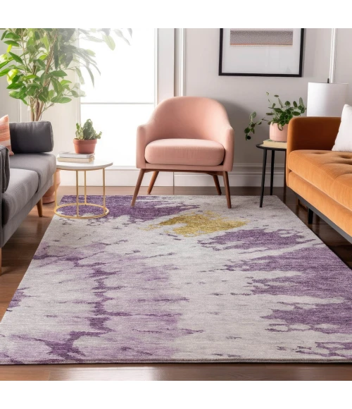 Addison Mayfield Purple AMF614 5ft. x 7ft. 6in. Rect. Rug