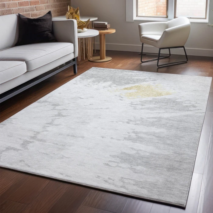 Addison Mayfield Gray AMF614 - 8ft. Round Rug