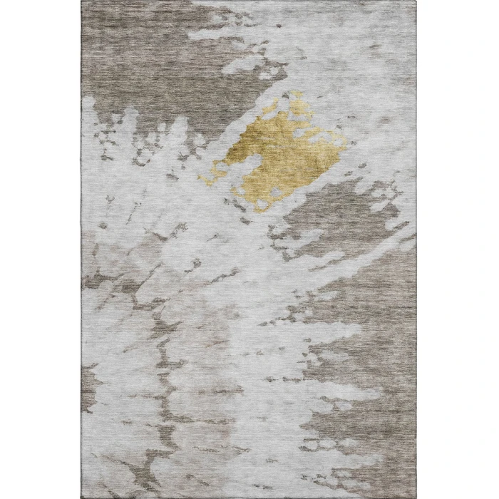 Addison Mayfield Brown AMF614 - 8ft. Round Rug