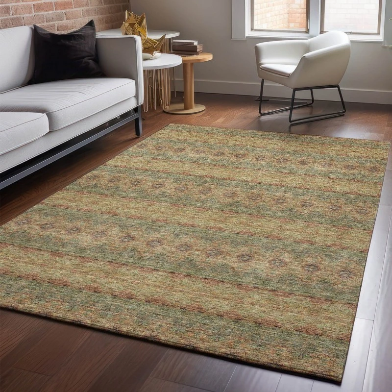 Addison Mayfield Green AMF615 2ft. 3in. x 7ft. 6in. Rect. Rug