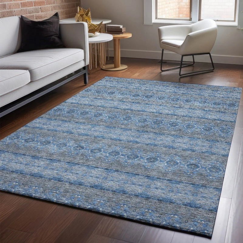 Addison Mayfield Blue AMF615 2ft. 3in. x 7ft. 6in. Rect. Rug