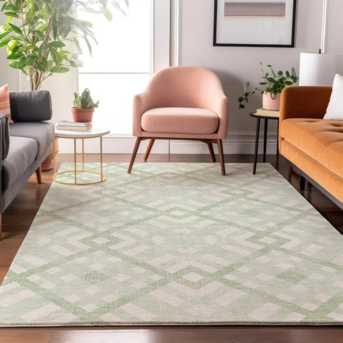 Addison Mayfield Green AMF616 8ft. x 10ft. Rect. Rug