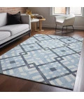 Addison Mayfield Blue AMF616 - 8ft. Round Rug