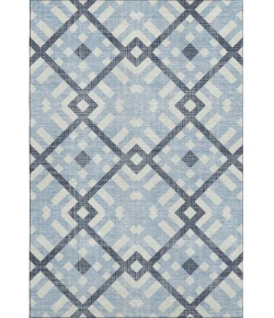 Addison Mayfield Blue AMF616 - 8ft. Round Rug