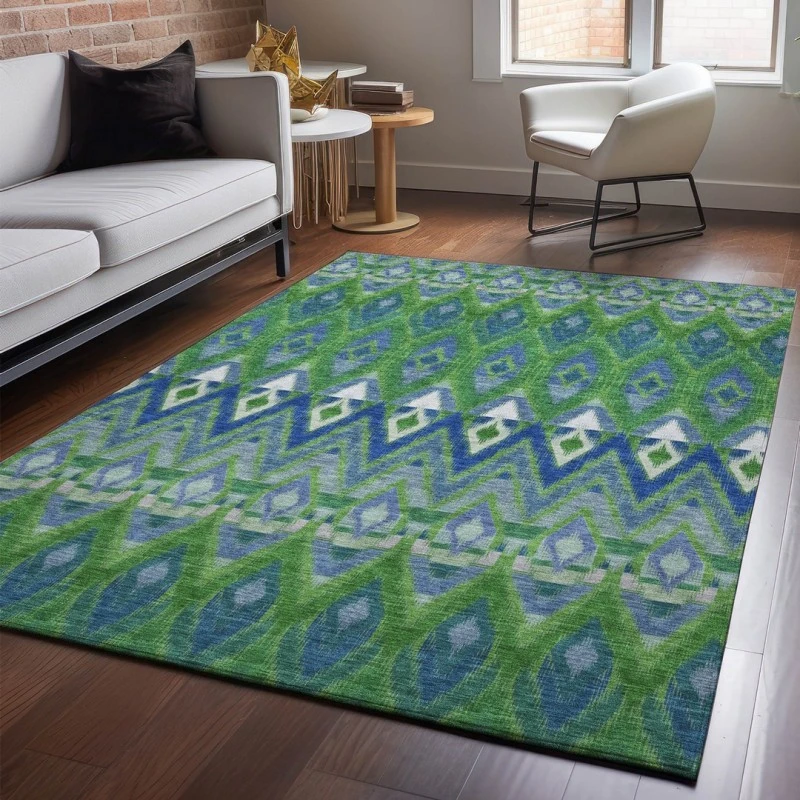 Addison Mayfield Green AMF617 2ft. 3in. x 7ft. 6in. Rect. Rug