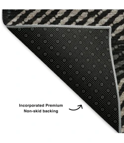 Addison Mayfield Black AMF618 8ft. x 10ft. Rect. Rug