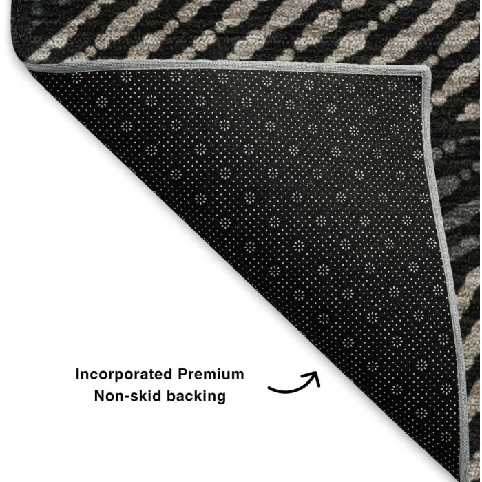 Addison Mayfield Black AMF618 8ft. x 10ft. Rect. Rug