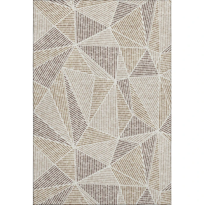 Addison Mayfield Brown AMF618 - 8ft. Round Rug