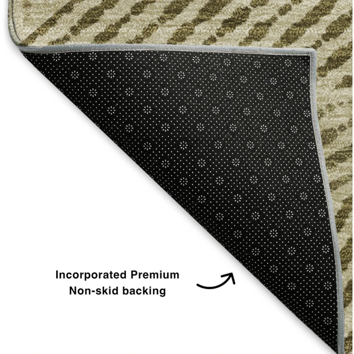 Addison Mayfield Brown AMF618 - 8ft. Round Rug