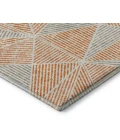 Addison Mayfield Orange AMF618 - 8ft. Round Rug