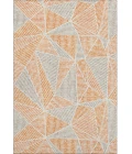 Addison Mayfield Orange AMF618 - 8ft. Round Rug