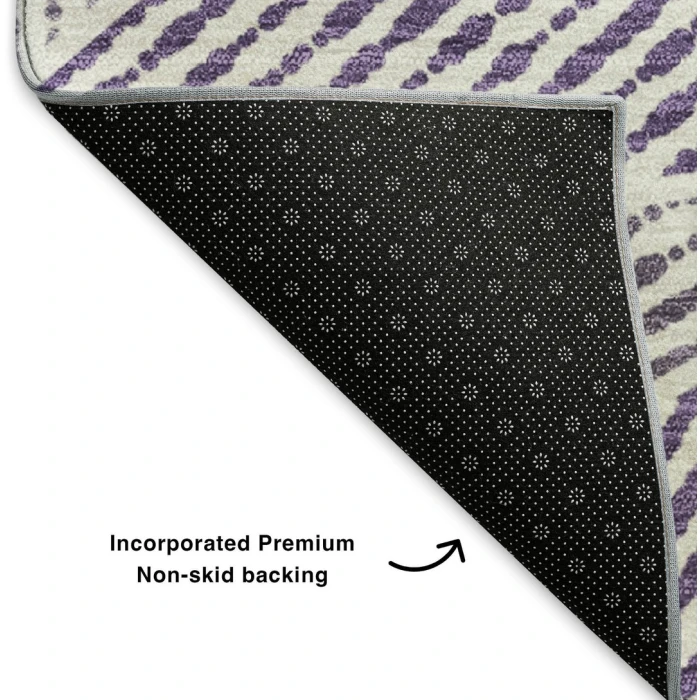 Addison Mayfield Purple AMF618 9ft. x 12ft. Rect. Rug