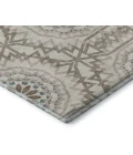 Addison Mayfield Brown AMF619 - 8ft. Round Rug