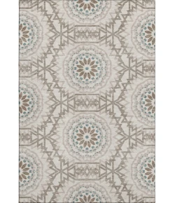 Addison Mayfield Brown AMF619 - 8ft. Round Rug
