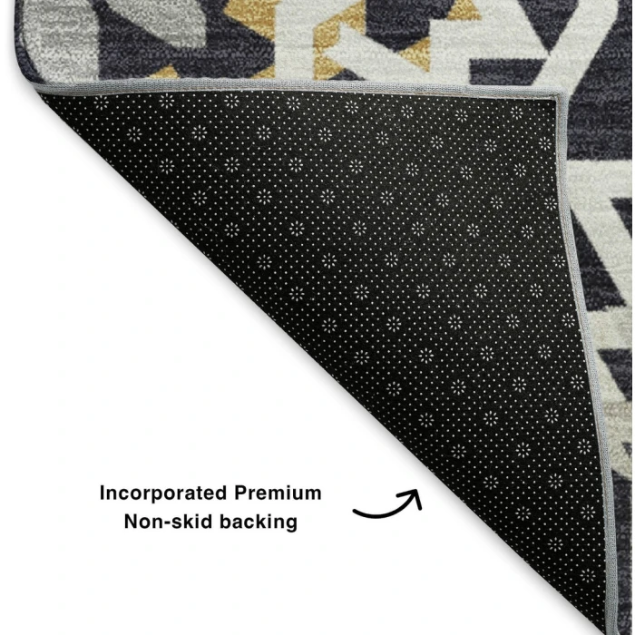 Addison Mayfield Black AMF619 2ft. 3in. x 7ft. 6in. Rect. Rug