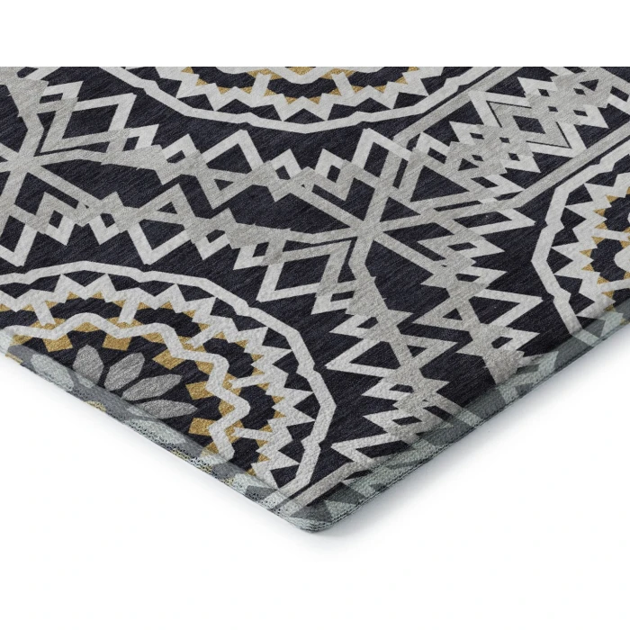 Addison Mayfield Black AMF619 2ft. 3in. x 7ft. 6in. Rect. Rug