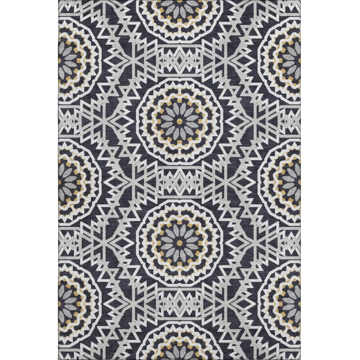 Addison Mayfield Black AMF619 2ft. 3in. x 7ft. 6in. Rect. Rug