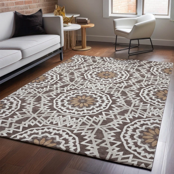 Addison Mayfield Brown AMF619 8ft. x 10ft. Rect. Rug