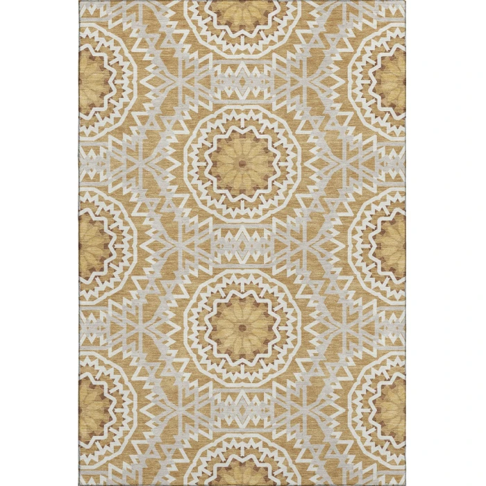 Addison Mayfield Gold AMF619 2ft. 3in. x 7ft. 6in. Rect. Rug