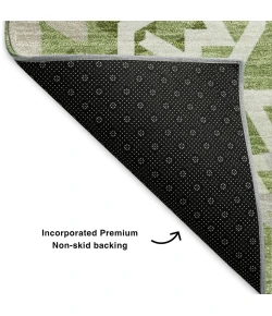 Addison Mayfield Green AMF619 - 8ft. Round Rug