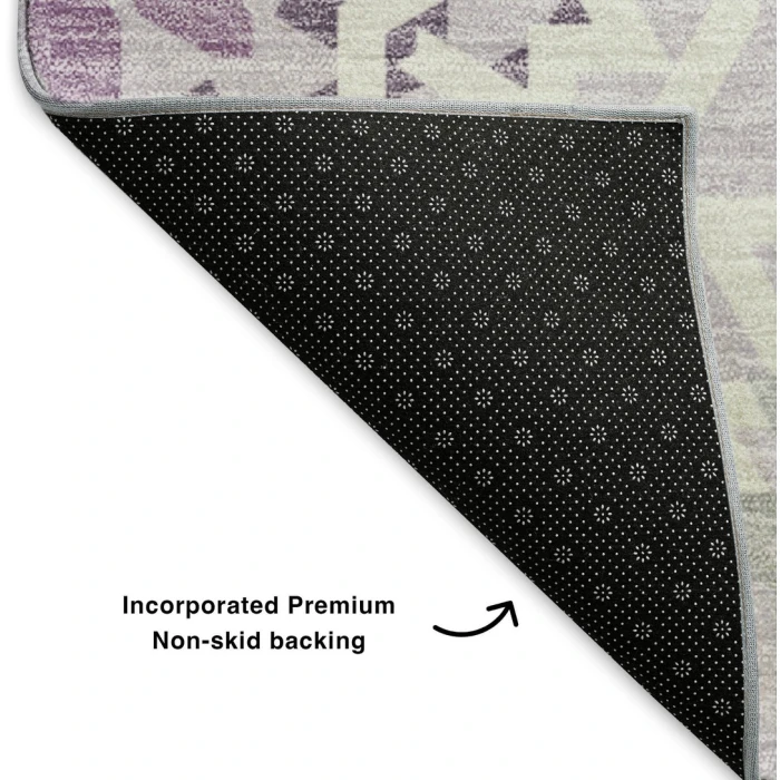 Addison Mayfield Purple AMF619 8ft. x 10ft. Rect. Rug