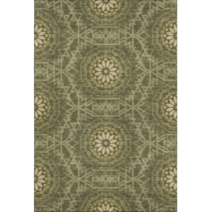 Addison Mayfield Green AMF619 2ft. 3in. x 7ft. 6in. Rect. Rug