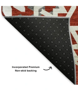 Addison Mayfield Red AMF619 5ft. x 7ft. 6in. Rect. Rug