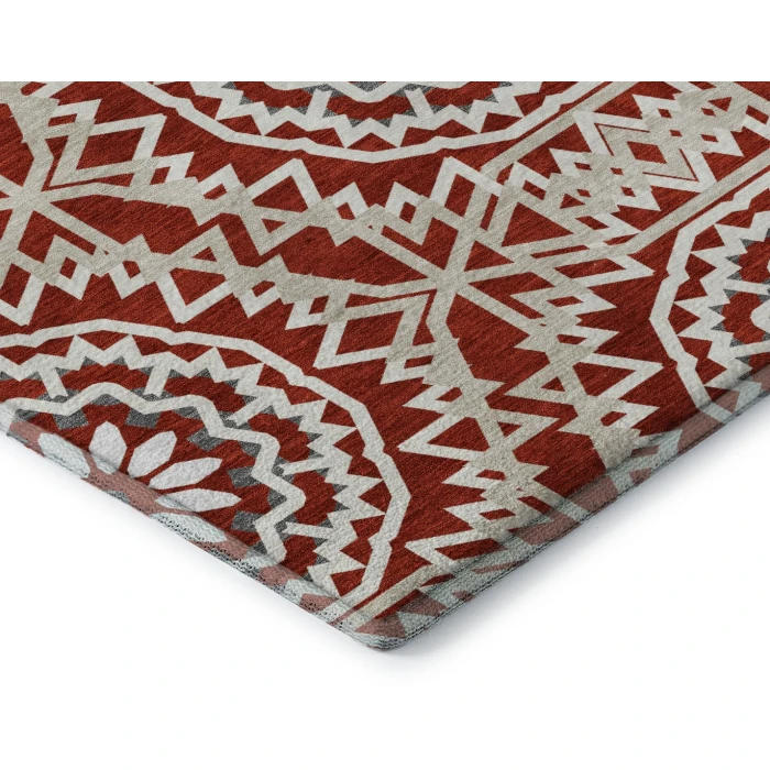 Addison Mayfield Red AMF619 5ft. x 7ft. 6in. Rect. Rug