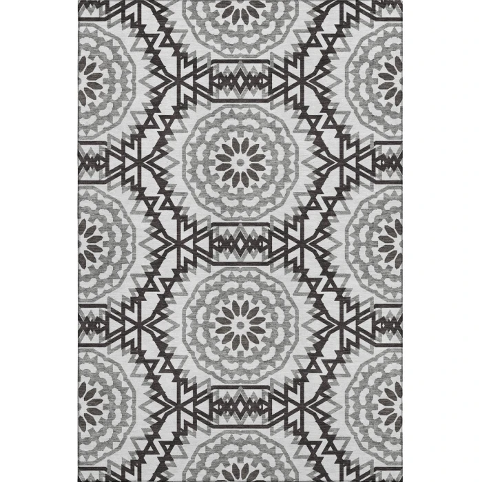 Addison Mayfield Ivory AMF619 - 8ft. Round Rug