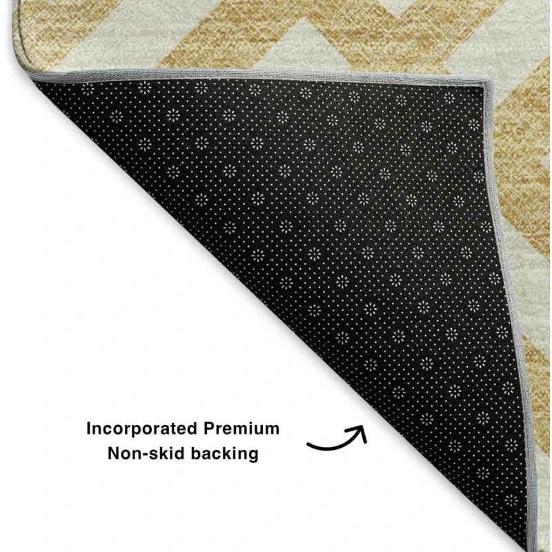 Addison Mayfield Gold AMF620 - 8ft. Round Rug