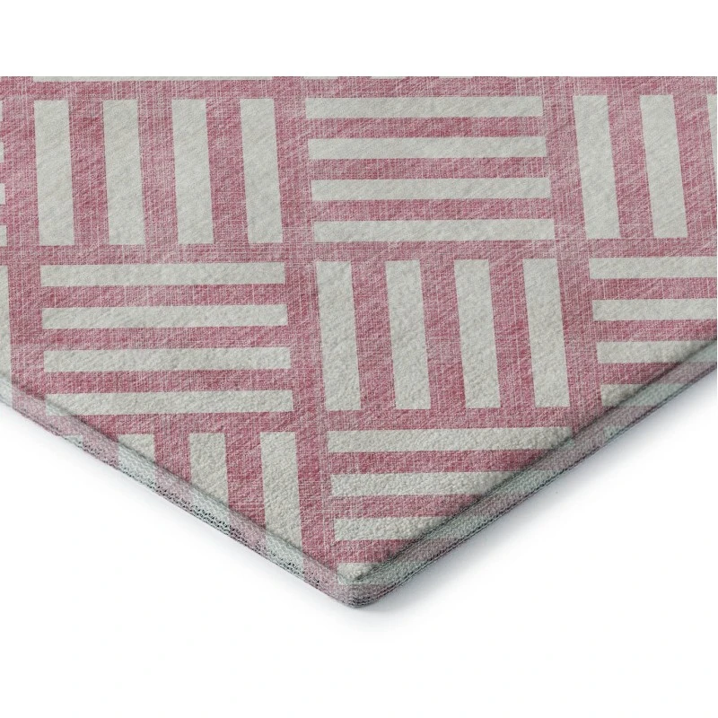 Addison Mayfield Pink AMF620 - 8ft. Round Rug