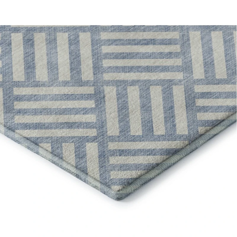Addison Mayfield Blue AMF620 - 8ft. Round Rug
