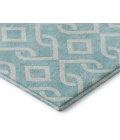 Addison Mayfield Teal AMF621 - 8ft. Round Rug
