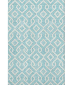 Addison Mayfield Teal AMF621 - 8ft. Round Rug