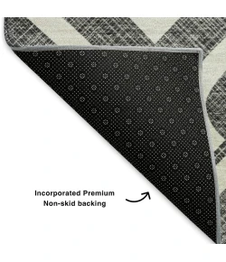 Addison Mayfield Black AMF621 2ft. 3in. x 7ft. 6in. Rect. Rug