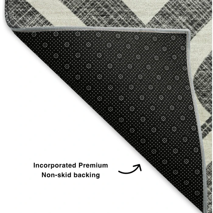 Addison Mayfield Black AMF621 2ft. 3in. x 7ft. 6in. Rect. Rug