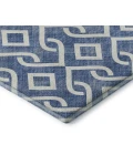 Addison Mayfield Blue AMF621 - 8ft. Round Rug