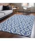 Addison Mayfield Blue AMF621 - 8ft. Round Rug
