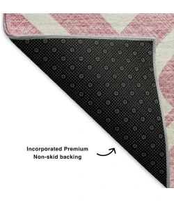 Addison Mayfield Pink AMF621 - 8ft. Round Rug
