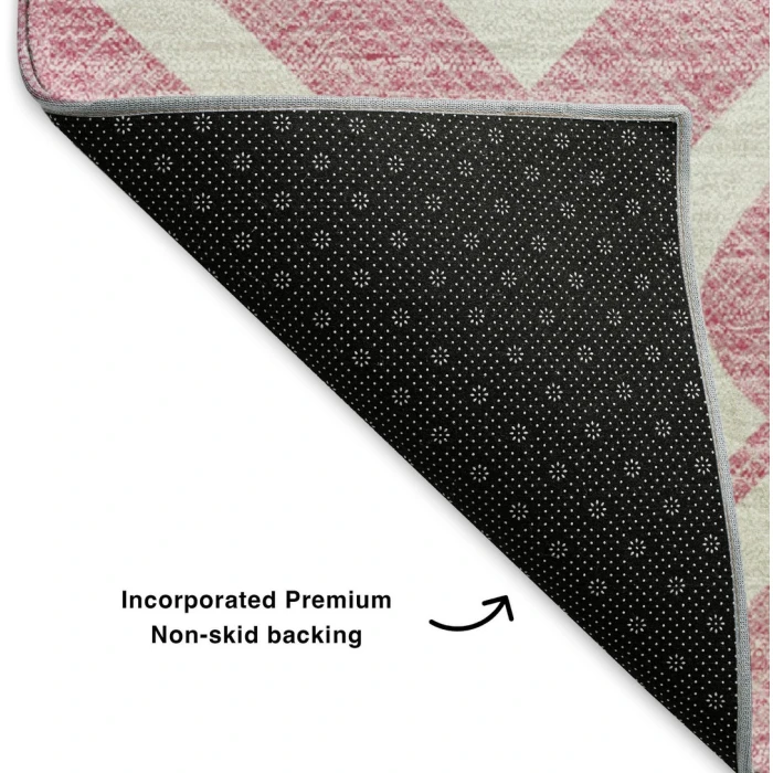 Addison Mayfield Pink AMF621 - 8ft. Round Rug