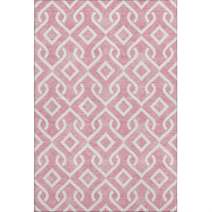 Addison Mayfield Pink AMF621 - 8ft. Round Rug