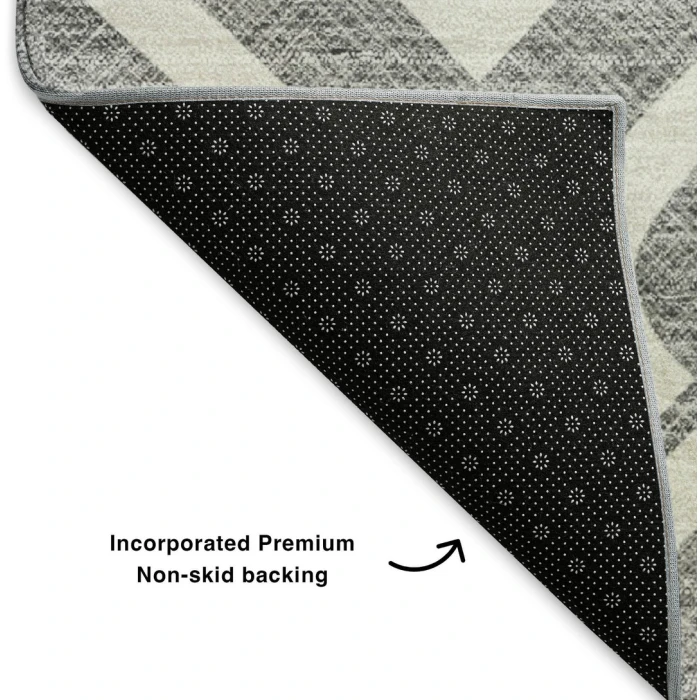 Addison Mayfield Gray AMF621 - 8ft. Round Rug