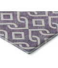 Addison Mayfield Purple AMF621 - 8ft. Round Rug